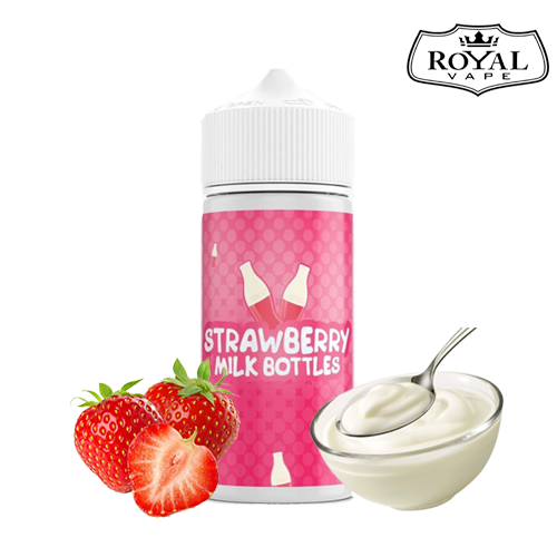 Strawberry Milk Bottles Vape Royale 100ml