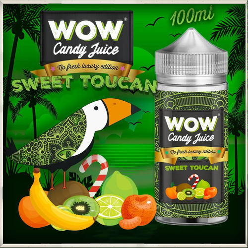 WOW Candy Juice Sweet Toucan No Fresh 100ml