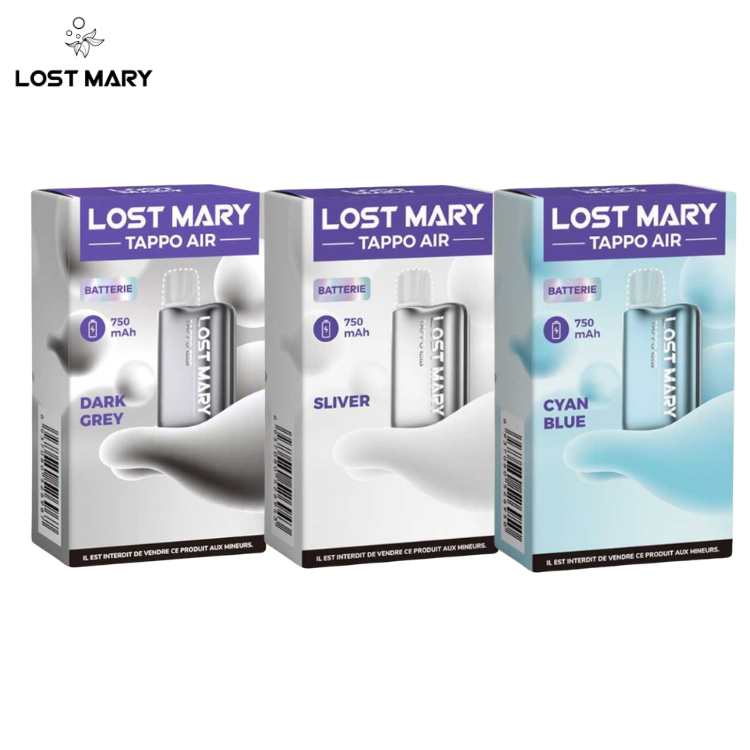 Copie de Copie de Lost Mary Batterie Tappo Air 750mAh