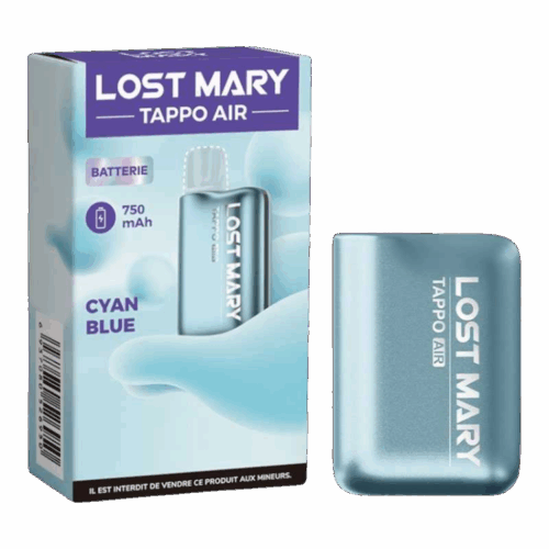 Copie de Lost Mary Batterie Tappo Air 750mAh cyan blue