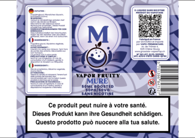 VAPOR FRUITY MURE 50ML