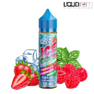 Ice Cool Fraise Framboise Basilic Liquidarom 50 ml 0mg