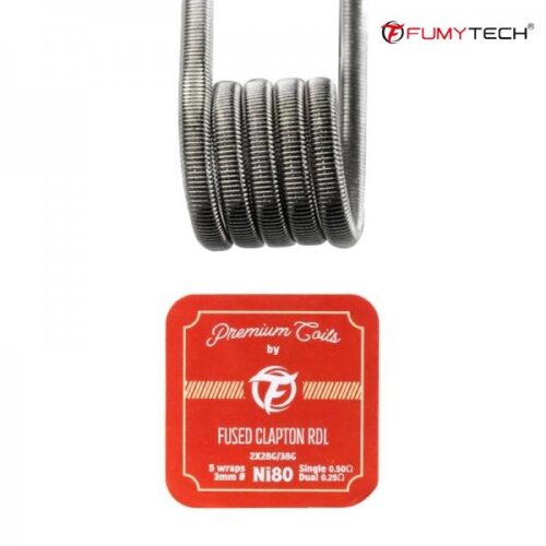 Fumytech Fused Clapton RDL Ni80 0.50Ω New Version 10pcs