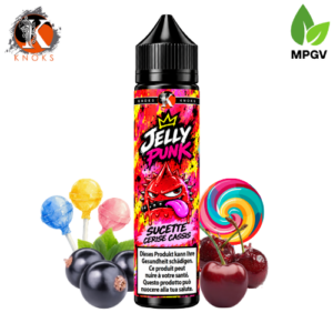 Knoks Jelly Punk Sucette Cerise Cassis 50ml 0mg
