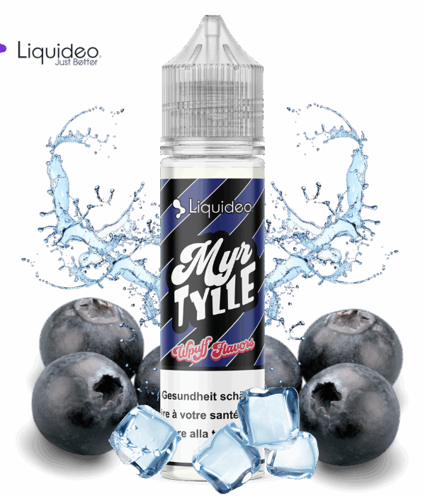 Liquideo Wpuff Flavors Myrtille Glacée 50ml 0mg