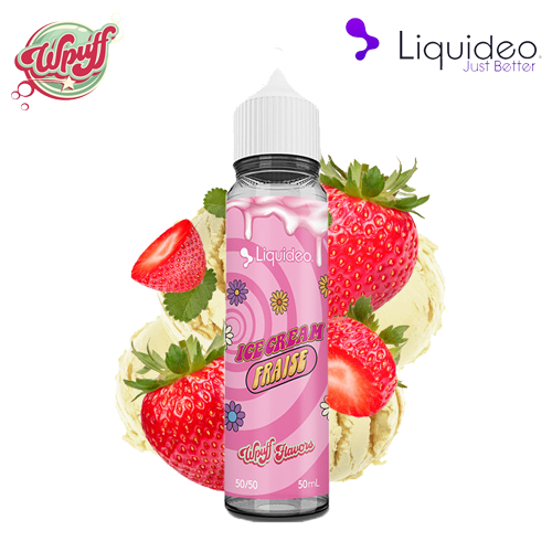 Liquideo-Wpuff-Flavors-Ice-Cream-Fraise-50ml-0mg