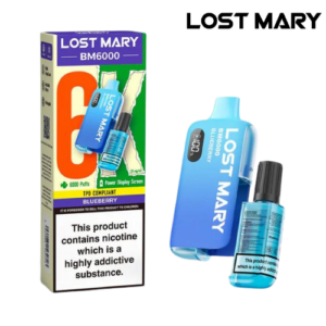Obtenez jusqu'à 6 000 bouffées avec le Lost Mary BM6000 Blueberry.