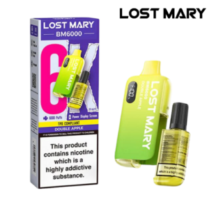 Obtenez jusqu'à 6 000 bouffées avec le Lost Mary BM6000