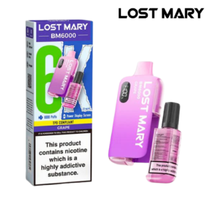 Obtenez jusqu'à 6 000 bouffées avec le Lost Mary BM6000 Grape.