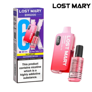 Obtenez jusqu'à 6 000 bouffées avec le Lost Mary BM6000