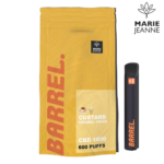 Marie Jeanne Vape Pen Barrel Custard 1000mg 600 Puffs