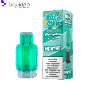Pod Wpuff Menthe Fraiche Fusion Liquideo 2ml + 10ml