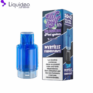 Pod Wpuff Myrtille Framboyante Fusion Liquideo 2ml + 10ml