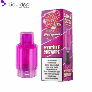 Pod Wpuff Myrtille Grenade Fusion Liquideo 2ml + 10ml