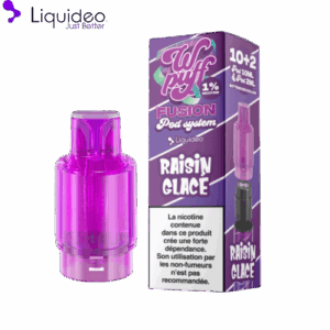 Pod Wpuff Raisin Glacé Fusion Liquideo 2ml + 10ml