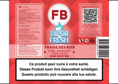 VAPOR FRESH FRAISE DES BOIS 50ML