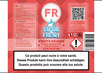 VAPOR FRESH FRUITS ROUGES 50ML