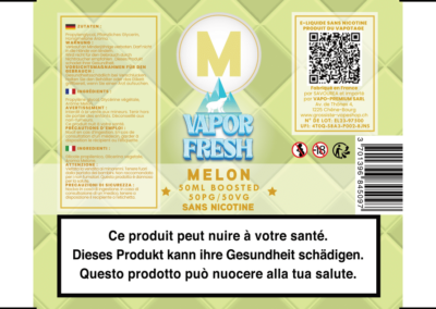 VAPOR FRESH MELON 50ML