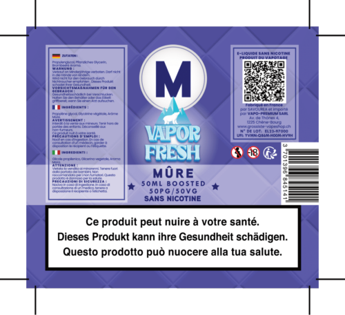 VAPOR FRESH MURE 50ML