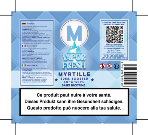 VAPOR FRESH MYRTILLE 50ML