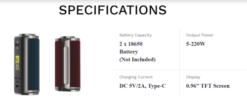 Vaporesso Target 200 Box Mod 200W3