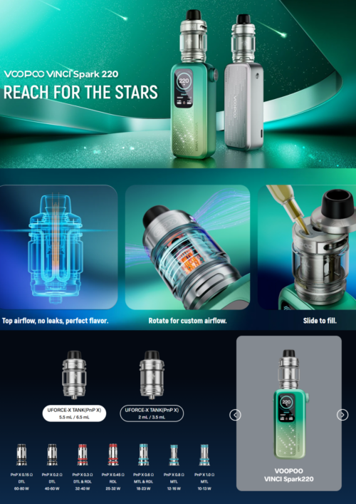 Voopoo Vinci Spark 220 Banner