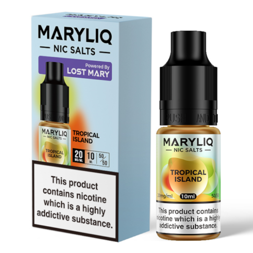 Découvrez la saveur tropicale inoubliable du e-liquide Lost Mary Maryliq