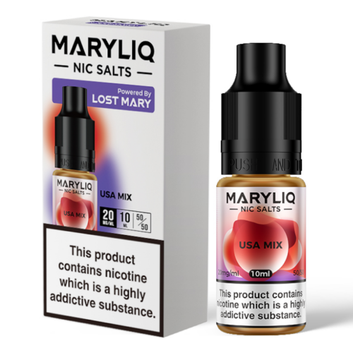 Découvrez les e-liquides Maryliq USA Mix de Lost Mary